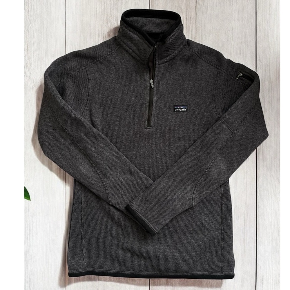 Patagonia Better Sweater 1/4-Zip up pullover dark grey XS